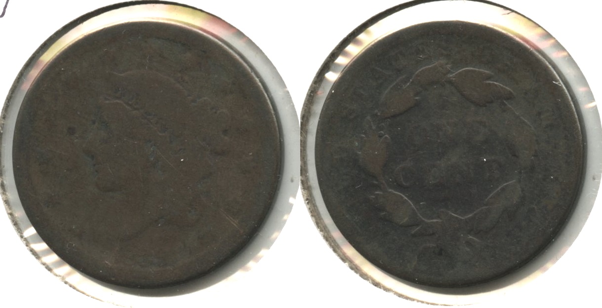 1839 Coronet Large Cent AG-3 #c