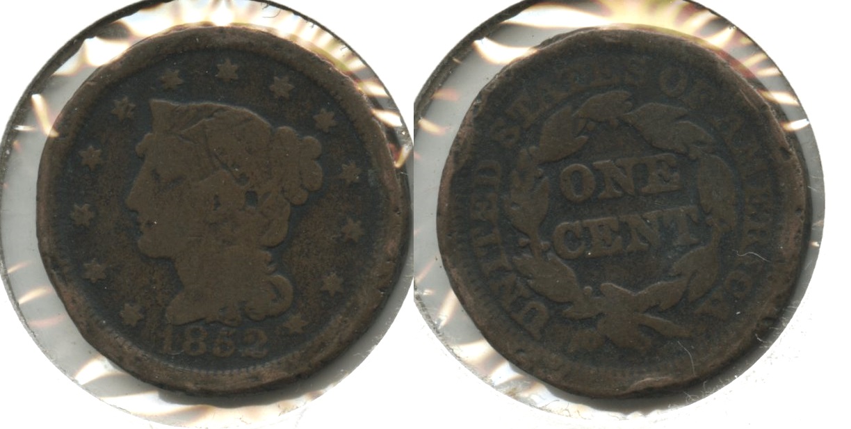 1852 Coronet Large Cent AG-3