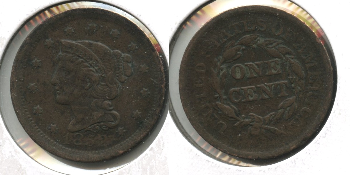 1852 Coronet Large Cent VF-20 #o