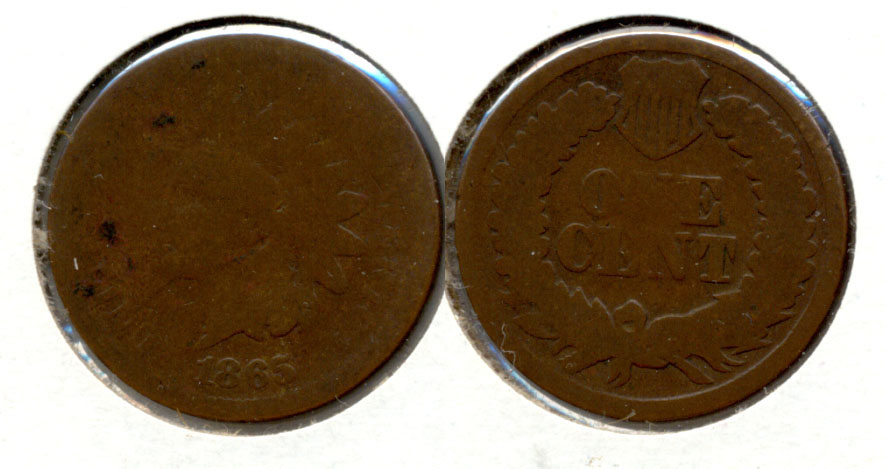 1865 Indian Head Cent AG-3 q