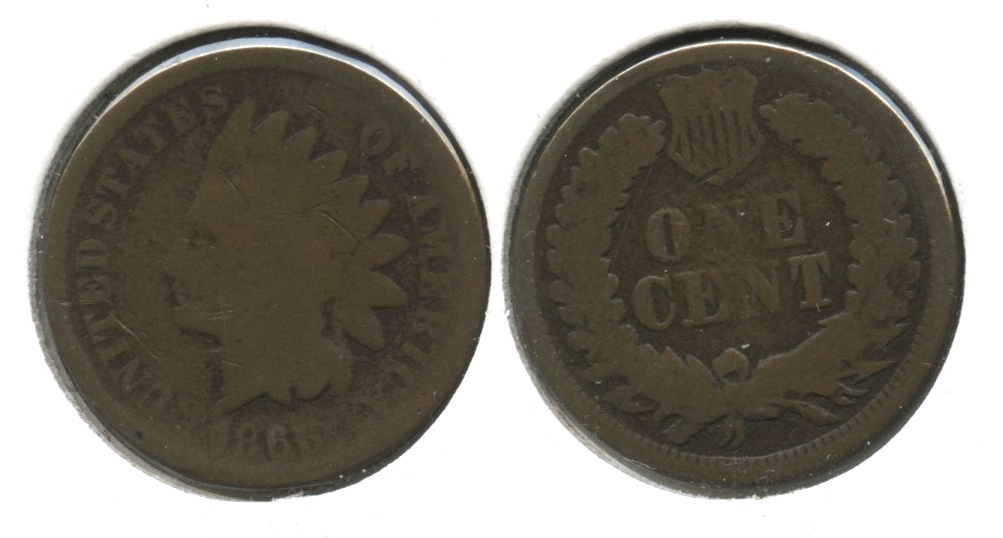 1866 Indian Head Cent AG-3 #m