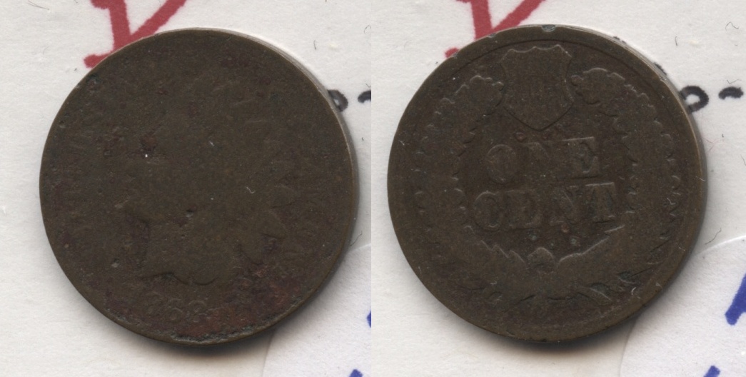 1868 Indian Head Cent AG-3 #l