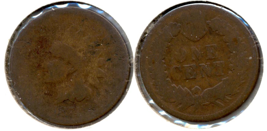 1874 Indian Head Cent Fair-2 a
