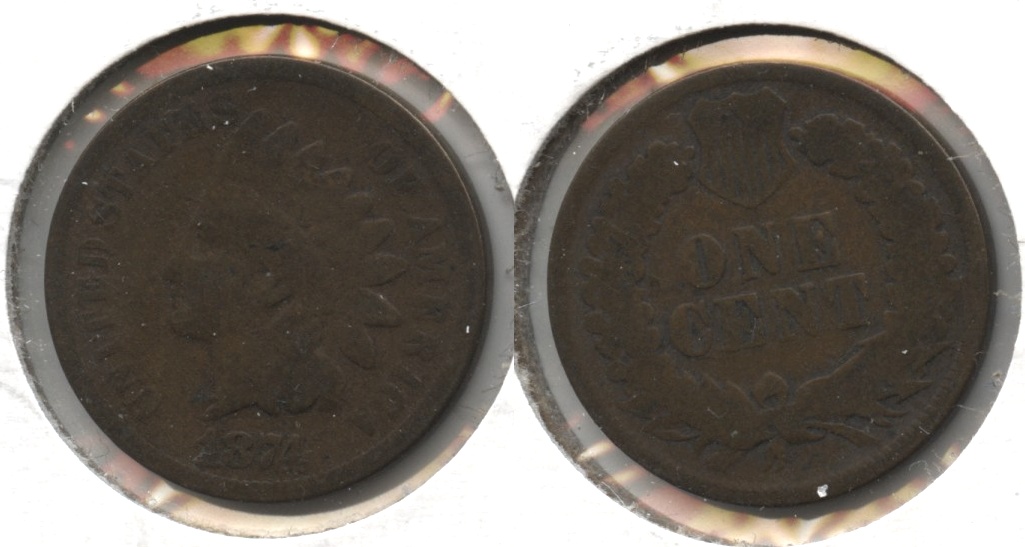1874 Indian Head Cent Good-4 #ag