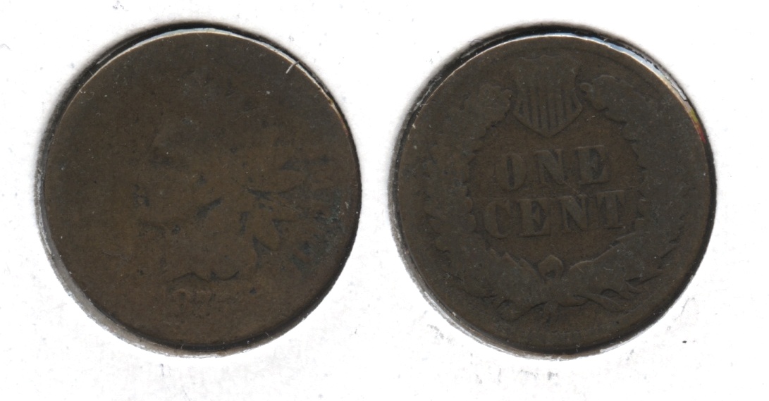 1875 Indian Head Cent Fair-2 #ah