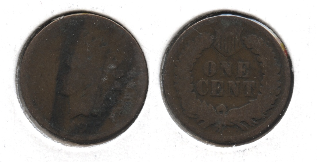 1875 Indian Head Cent Fair-2 #aq