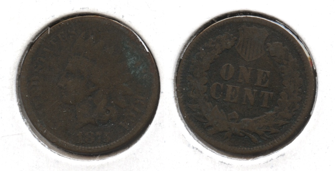 1875 Indian Head Cent Fair-2 #as