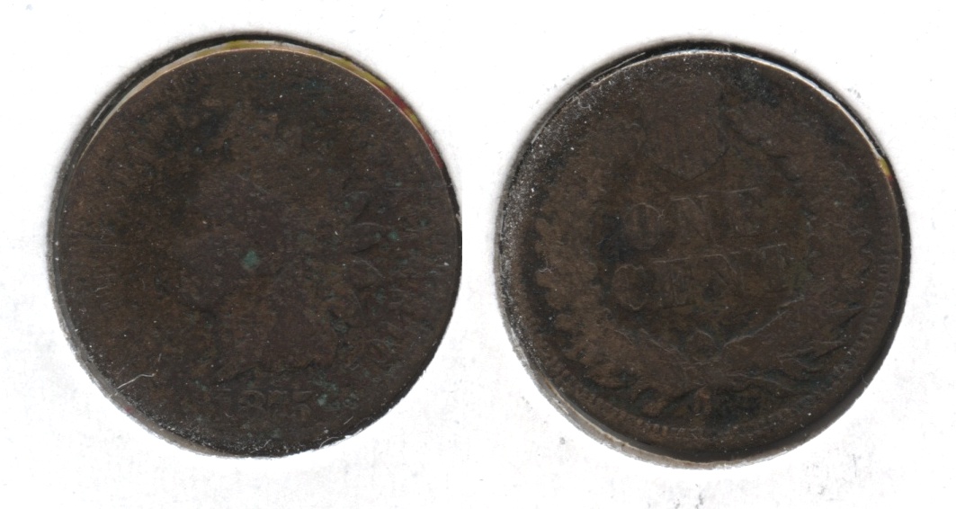 1875 Indian Head Cent Fair-2 #au
