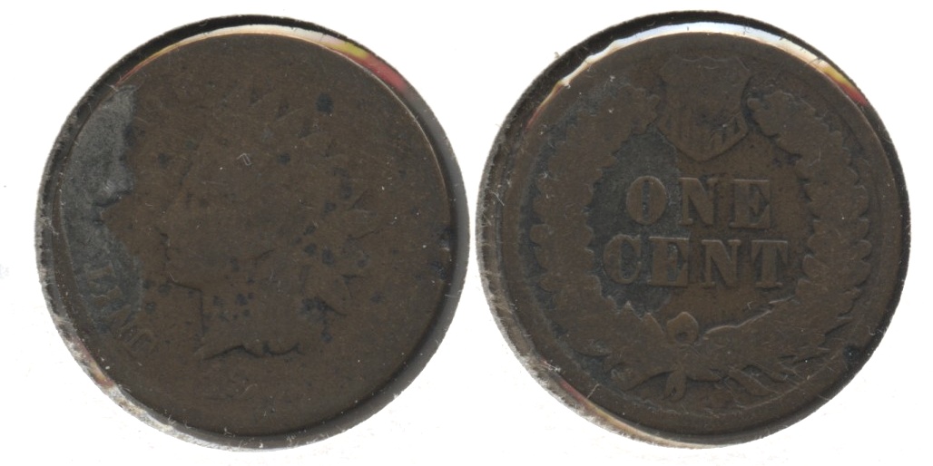 1875 Indian Head Cent Fair-2 #v