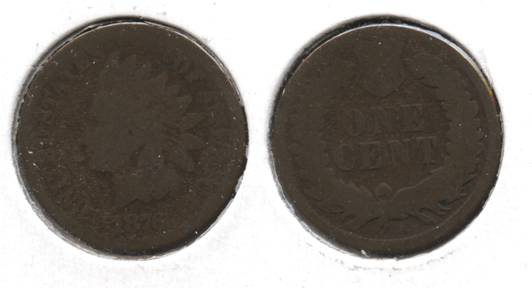 1876 Indian Head Cent Good-4 #w