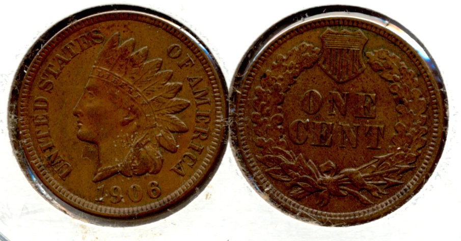 1906 Indian Head Cent AU-55 i