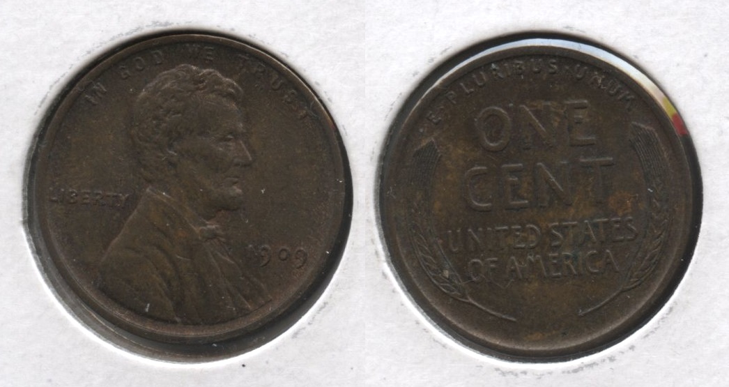 1909 Lincoln Cent MS-64 Brown #f