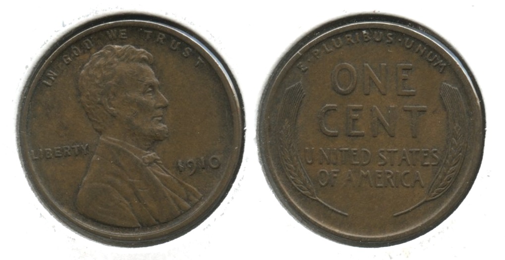 1910 Lincoln Cent MS-63 Brown #j