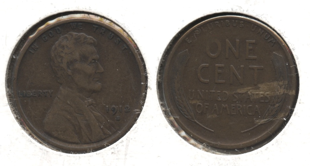 1912-S Lincoln Cent VF-30