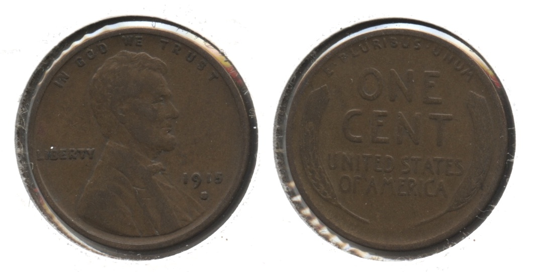 1915-S Lincoln Cent VG-8 #f