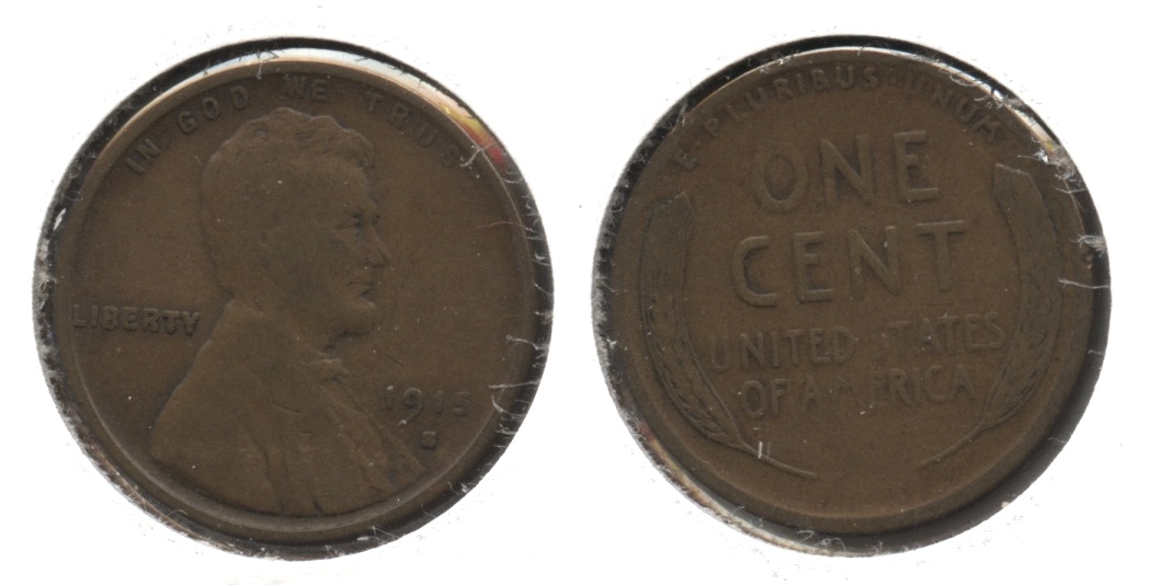 1915-S Lincoln Cent VG-8 #h
