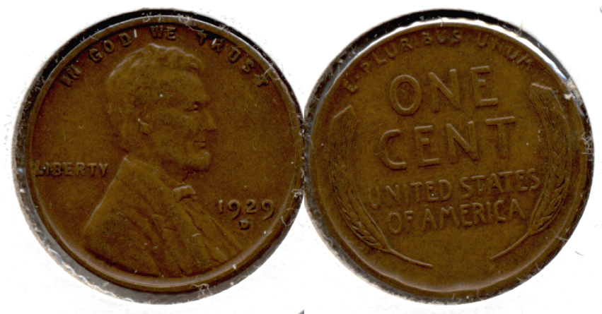 1929-D Lincoln Cent EF-40 o