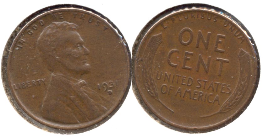 1931-D Lincoln Cent AU-50 k