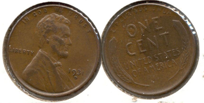 1931-D Lincoln Cent EF-40 b