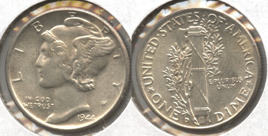 1944-D Mercury Dime MS-60 #s