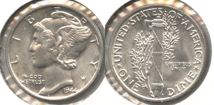 1944 Mercury Dime MS-60 #n
