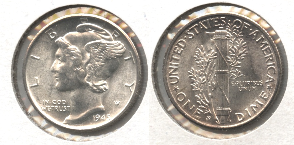 1945-S Mercury Dime MS-63 #ax