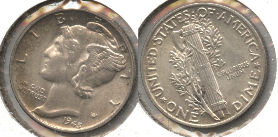 1945 Mercury Dime MS-60 #v