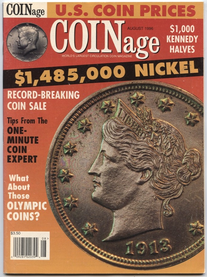 Coinage Magazine August 1996