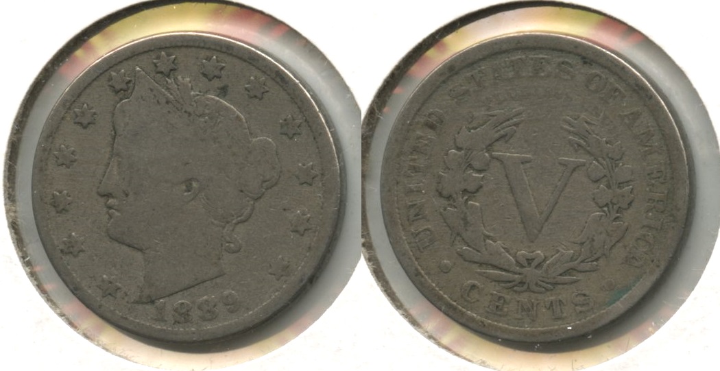 1889 Liberty Head Nickel Good-4 #n