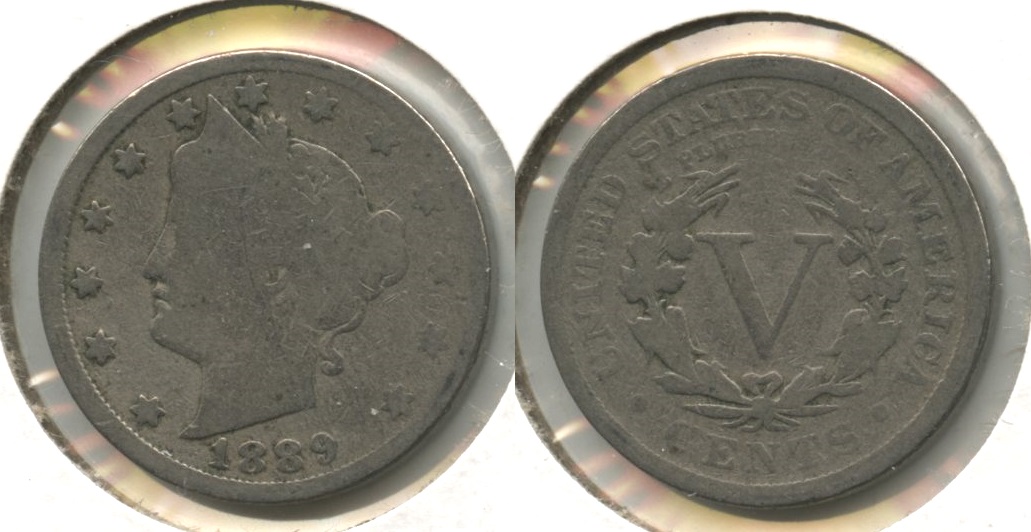 1889 Liberty Head Nickel Good-4 #o