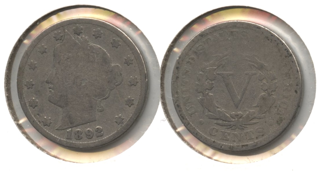 1892 Liberty Head Nickel Good-4 #ak
