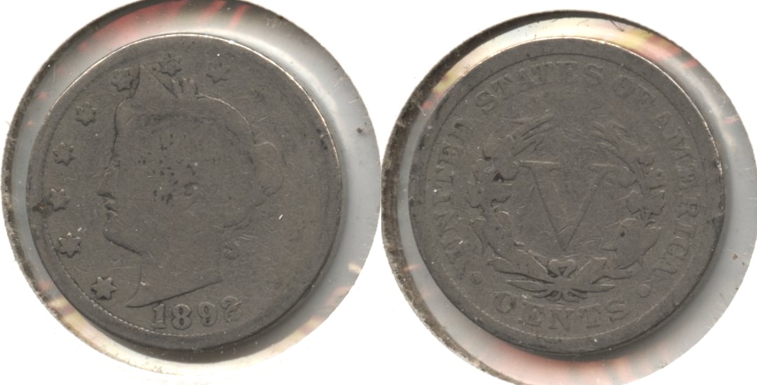 1892 Liberty Head Nickel Good-4 #ar