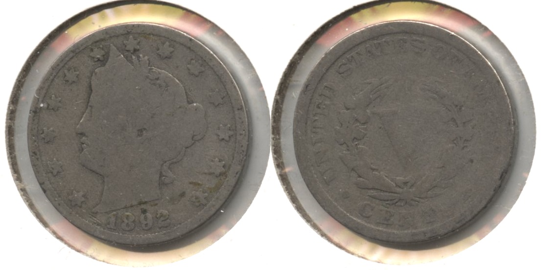 1892 Liberty Head Nickel Good-4 #as