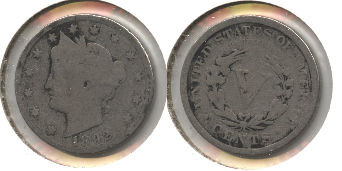 1892 Liberty Head Nickel Good-4 #au