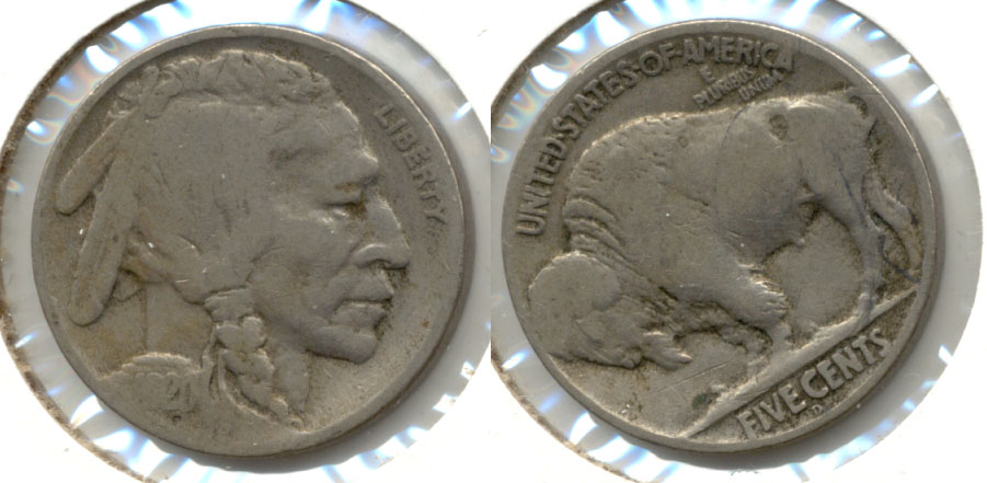 1920-D Buffalo Nickel Good-4 aa