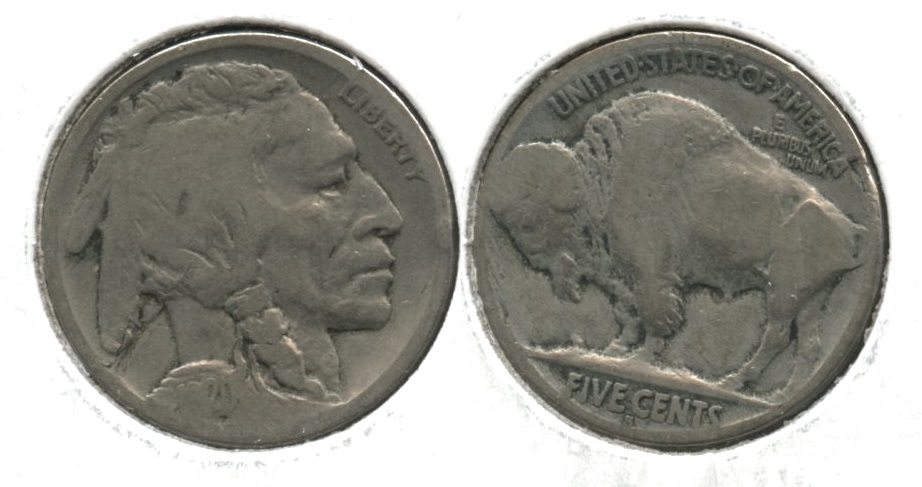 1920-S Buffalo Nickel Good-4 #bh