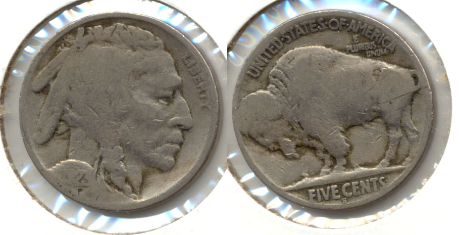 1923-S Buffalo Nickel Good G-4 ar