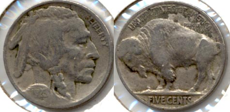 1923-S Buffalo Nickel Good G-4 z