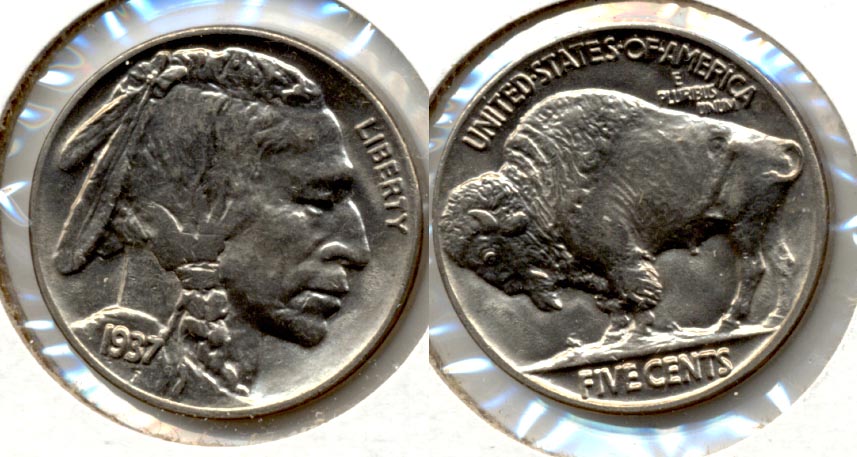 1937 Buffalo Nickel MS-63 a