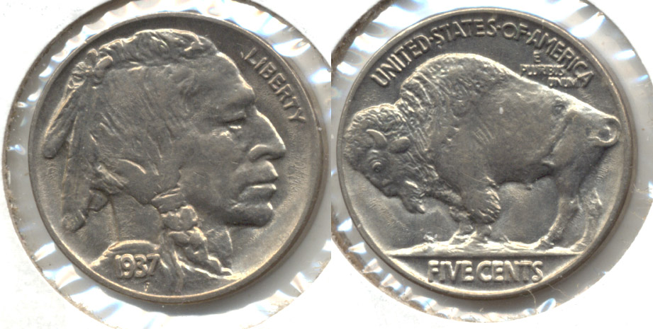 1937 Buffalo Nickel MS-63 d