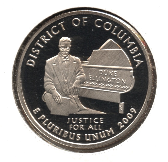 2009-S District Of Columbia State Quarter Clad Proof
