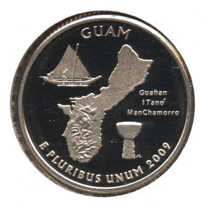 2009-S Guam State Quarter Clad Proof