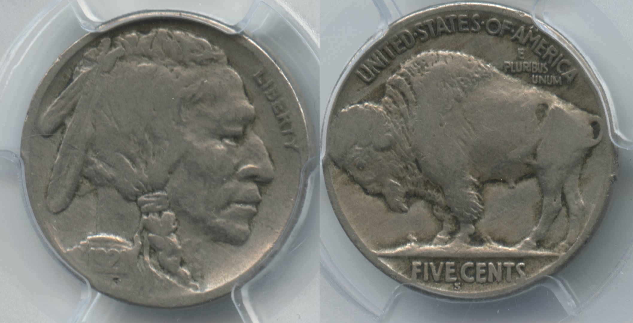 1921-S Buffalo Nickel PCGS Fine-15